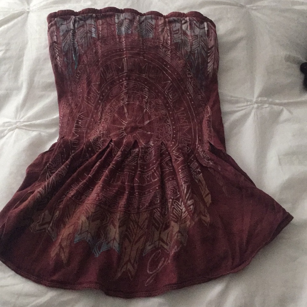 Boho tube top